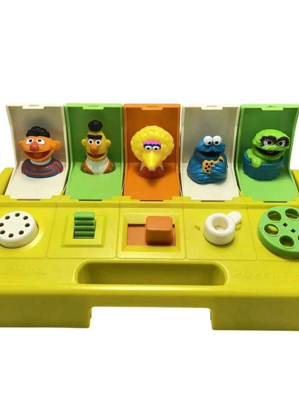 Vintage Playskool Poppin Pals Toy 1980 Muppets Sesame Street Pop Up Toy
